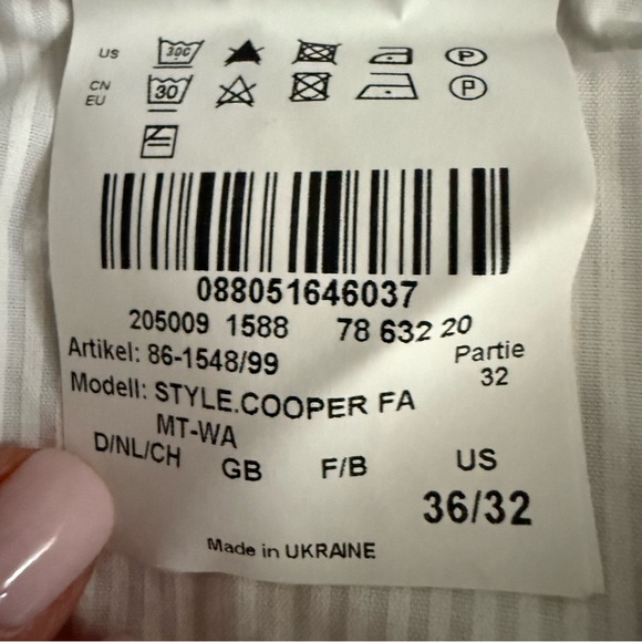 Brax Feel Good | Gray Cooper Fancy Regular Fit Pants | Sz 36 - Picture 7 of 7